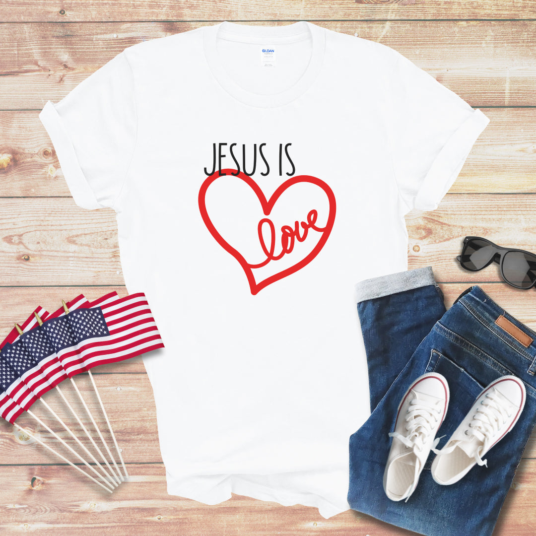 Jesus is Love Unisex Softstyle T-Shirt