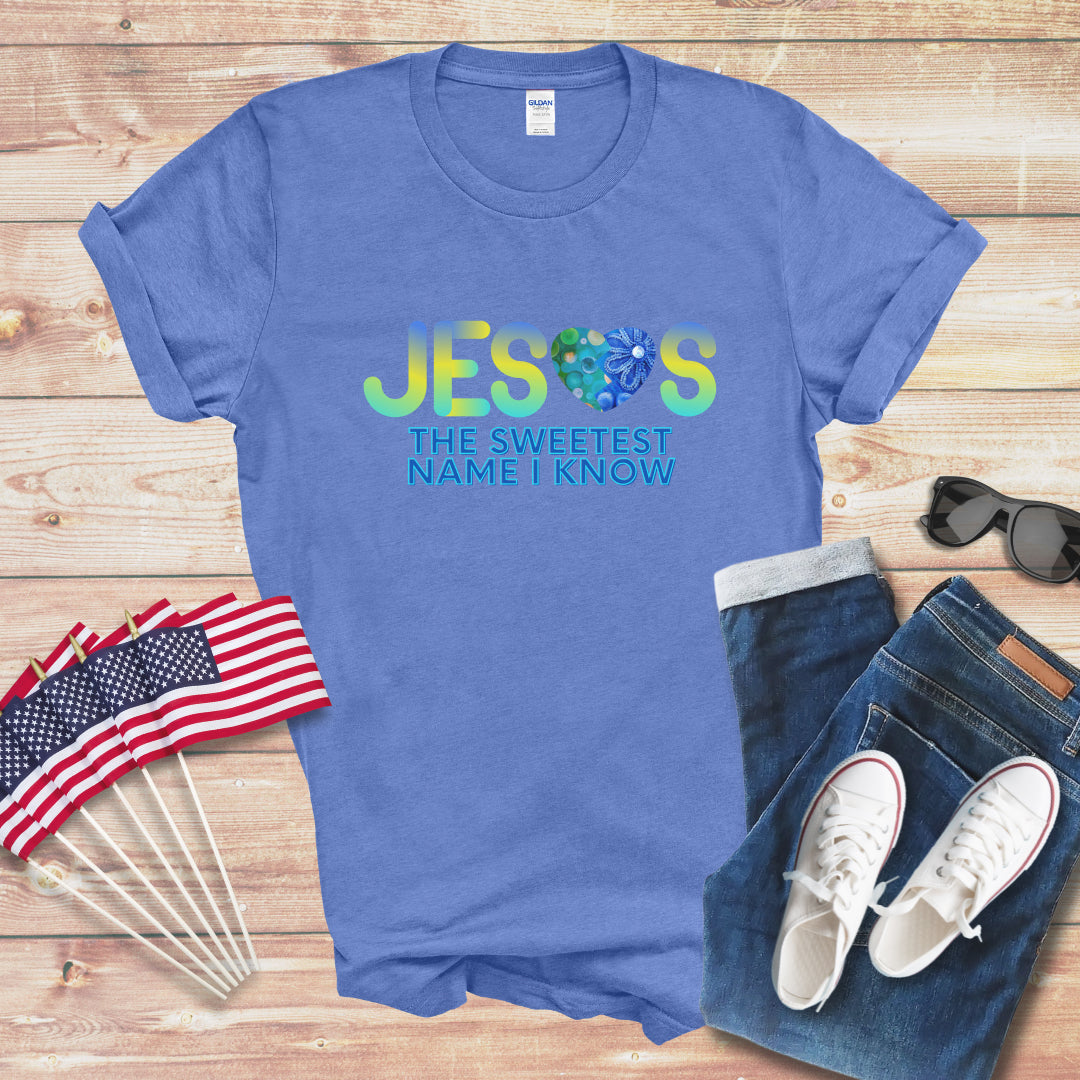 Jesus The Sweetest Name I Know 1 Unisex Softstyle T-Shirt