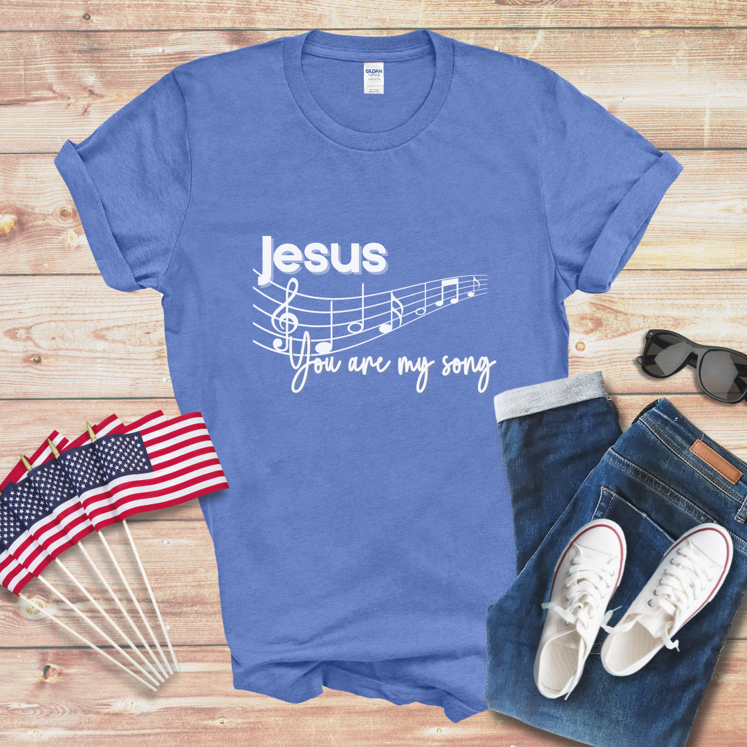 Jesus You are My Song Unisex Softstyle T-Shirt