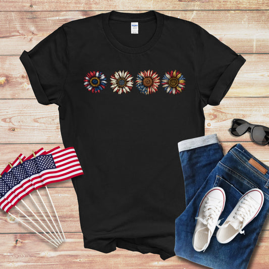 4 American Daisies Unisex Softstyle T-Shirt