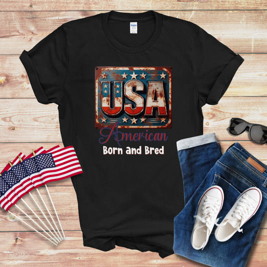 American Born and Bred 1 Unisex Softstyle T-Shirt