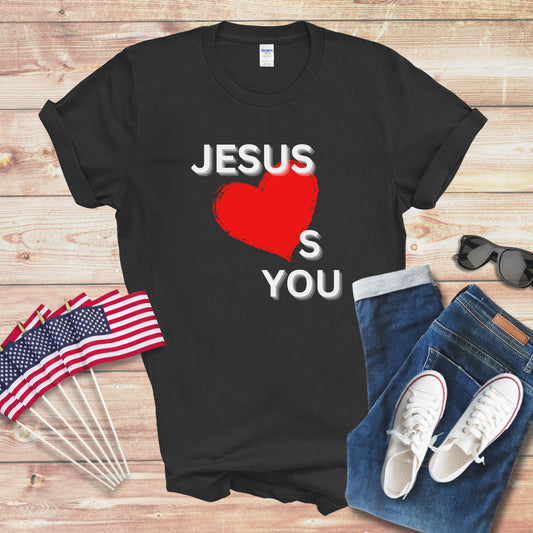 Jesus Hearts You Unisex Softstyle T-Shirt