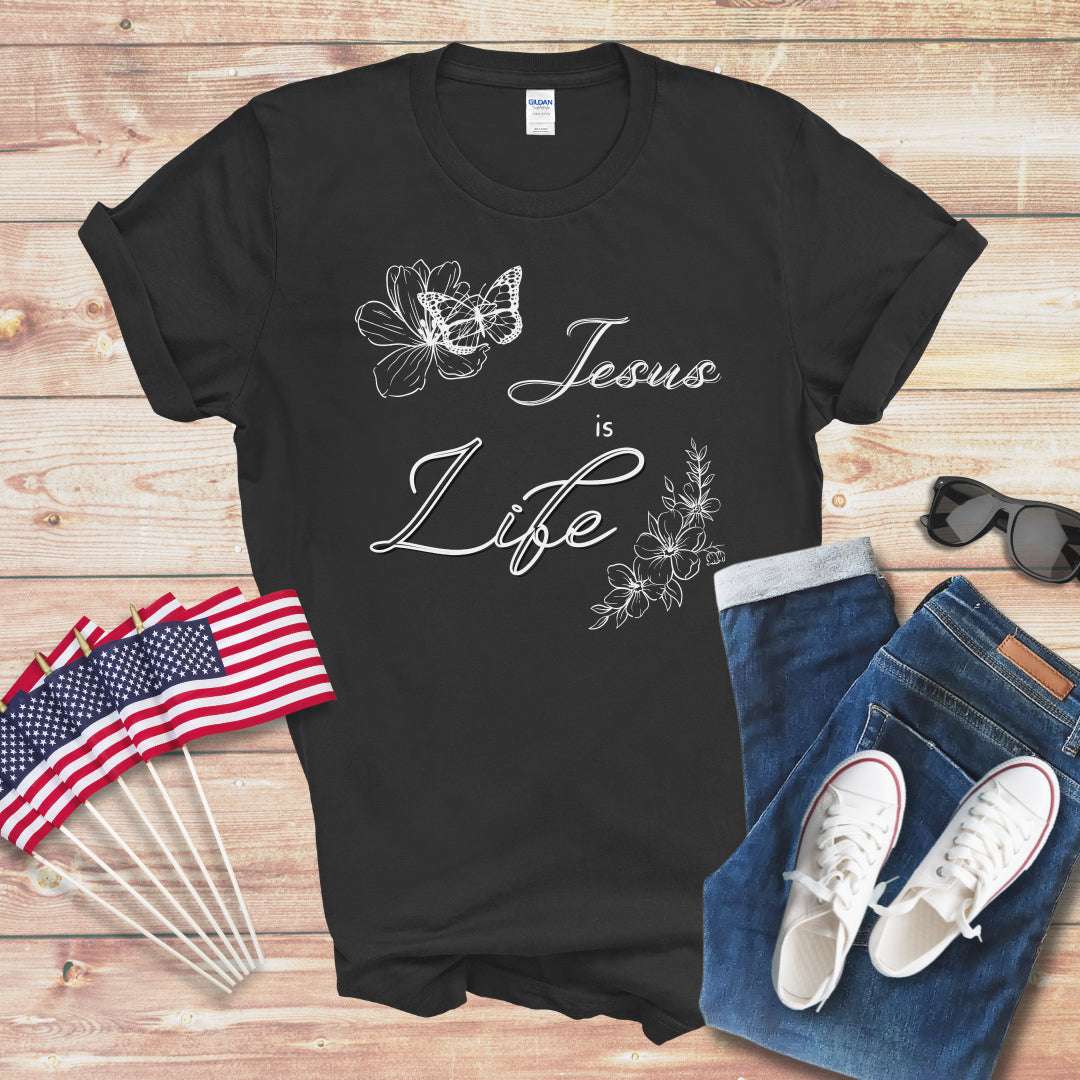 Jesus is Life 2 Unisex Softstyle T-Shirt