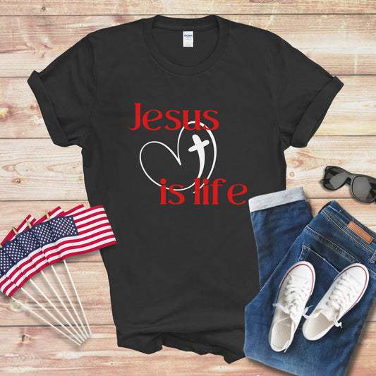 Jesus is Life 3 Unisex Softstyle T-Shirt